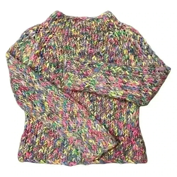 david brooks Sweaters - David Brooks Vintage Wool Blend Rainbow multi-colored knit sweater size Small